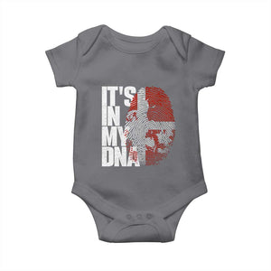 It's in My DNA Baby Onesie Denmark Map Flag Danish Gift