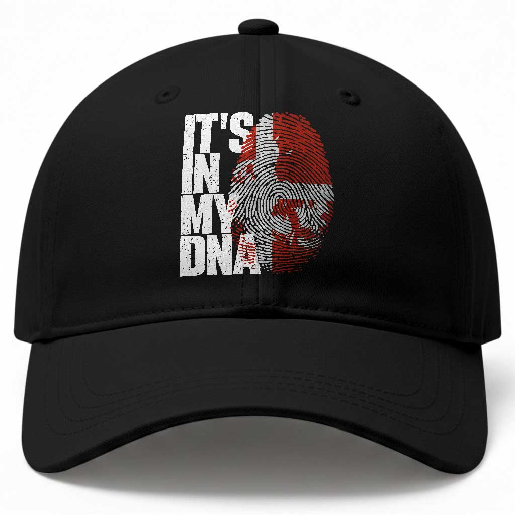 It's in My DNA Baseball Cap Denmark Map Flag Danish Gift