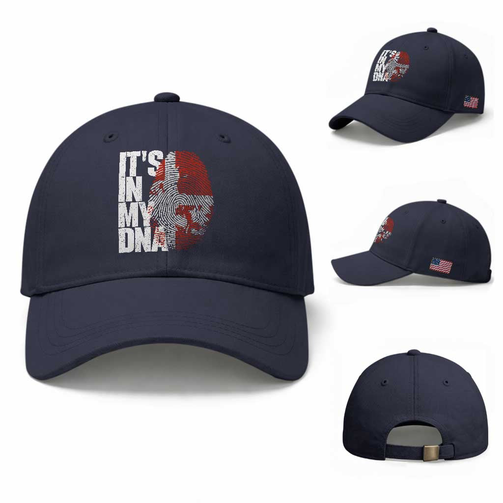 It's in My DNA Baseball Cap Denmark Map Flag Danish Gift