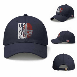 It's in My DNA Baseball Cap Denmark Map Flag Danish Gift