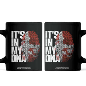 It's in My DNA Coffee Mug Denmark Map Flag Danish Gift