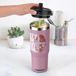 It's in My DNA Flip Straw Tumbler Denmark Map Flag Danish Gift