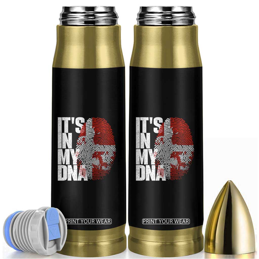 It's in My DNA Bullet Tumbler Denmark Map Flag Danish Gift TS14 Black Print Your Wear