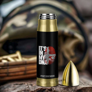 It's in My DNA Bullet Tumbler Denmark Map Flag Danish Gift