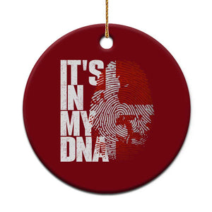 It's in My DNA Ceramic Ornament Denmark Map Flag Danish Gift