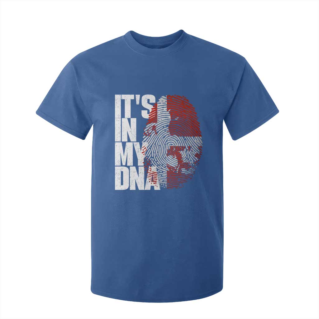 It's in My DNA T Shirt For Kid Denmark Map Flag Danish Gift