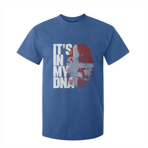 It's in My DNA T Shirt For Kid Denmark Map Flag Danish Gift