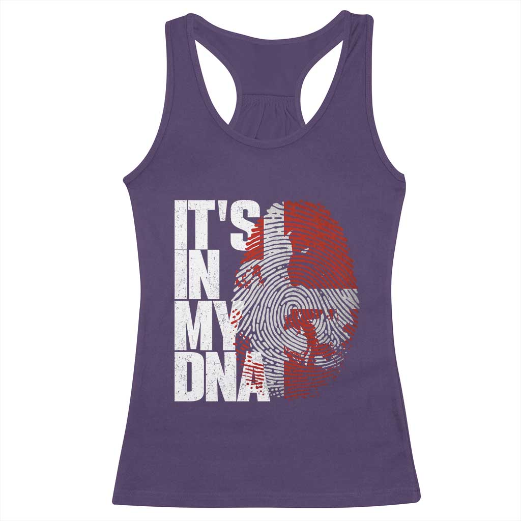 It's in My DNA Racerback Tank Top Denmark Map Flag Danish Gift
