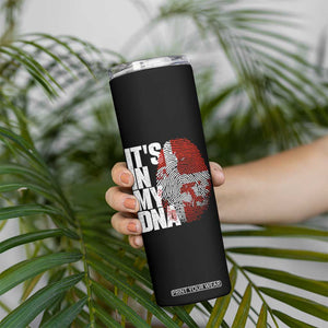 It's in My DNA Skinny Tumbler Denmark Map Flag Danish Gift