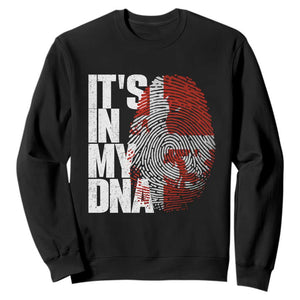 It's in My DNA Sweatshirt Denmark Map Flag Danish Gift