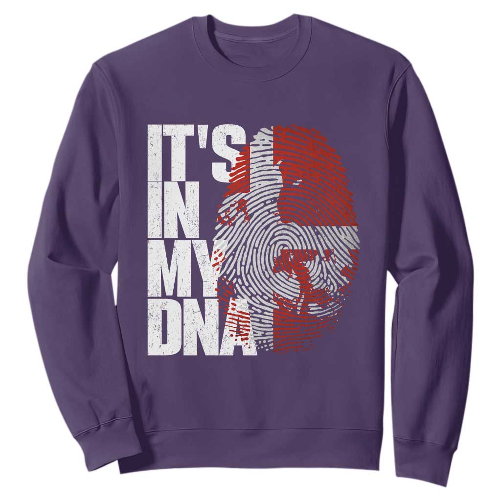 It's in My DNA Sweatshirt Denmark Map Flag Danish Gift