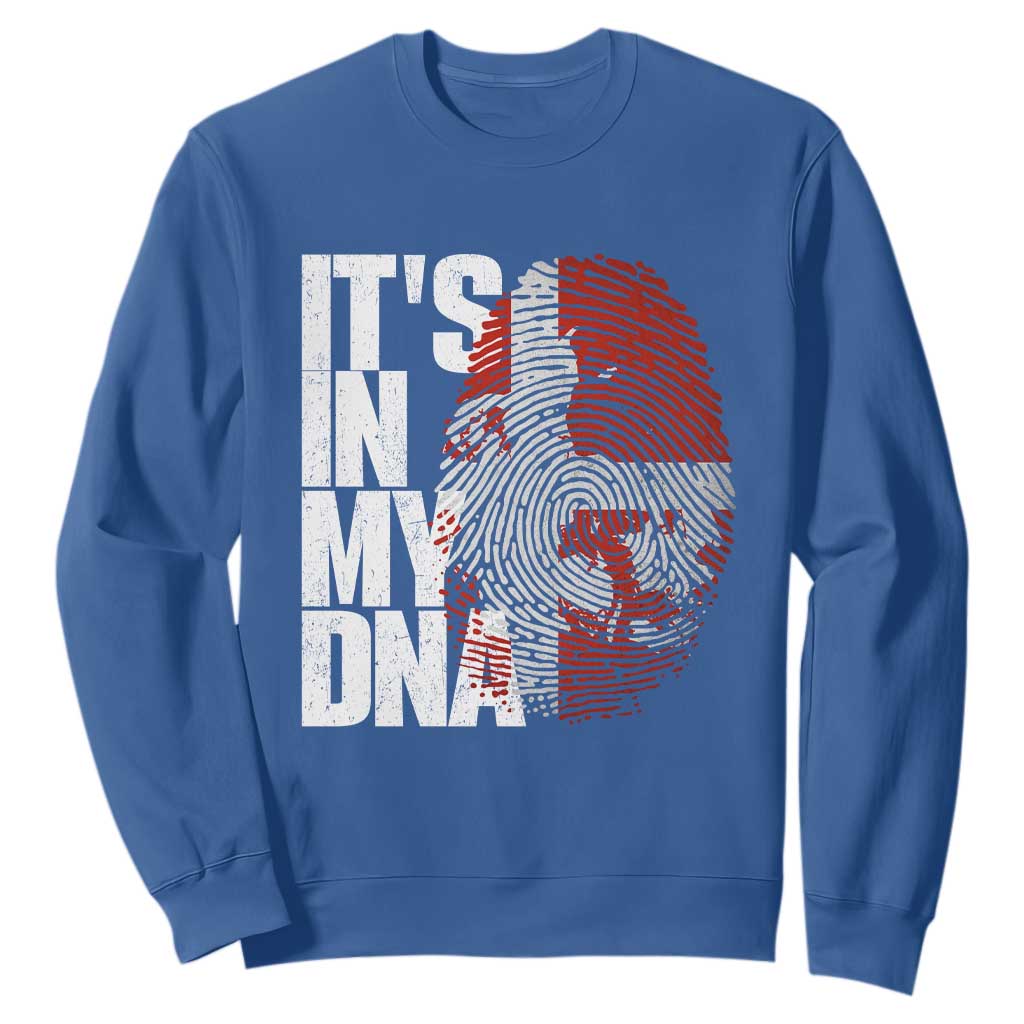 It's in My DNA Sweatshirt Denmark Map Flag Danish Gift