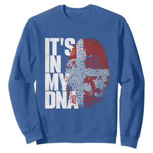 It's in My DNA Sweatshirt Denmark Map Flag Danish Gift