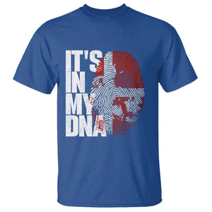 It's in My DNA T Shirt Denmark Map Flag Danish Gift
