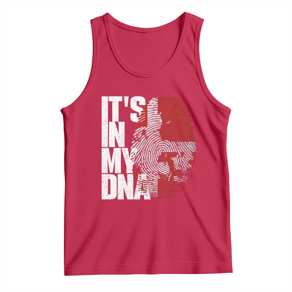 It's in My DNA Tank Top Denmark Map Flag Danish Gift