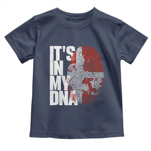 It's in My DNA Toddler T Shirt Denmark Map Flag Danish Gift