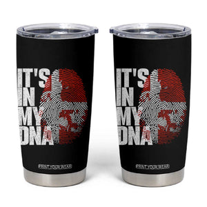 It's in My DNA Tumbler Cup Denmark Map Flag Danish Gift