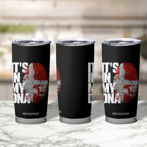 It's in My DNA Tumbler Cup Denmark Map Flag Danish Gift
