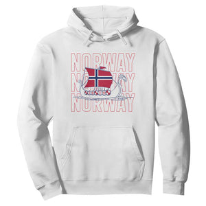 Norwegian Viking Ship Flag Boat Norway Heritage Hoodie