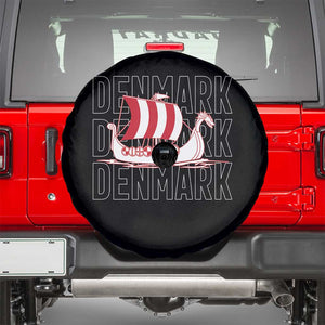 Denmark Flag Viking Ship Danes Danish Roots Dansk Denmark Spare Tire Cover