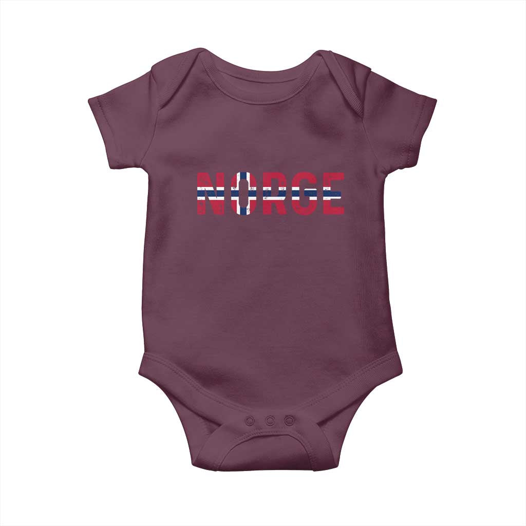 Norge Flag Norway Baby Onesie Norwegian Home Love Family