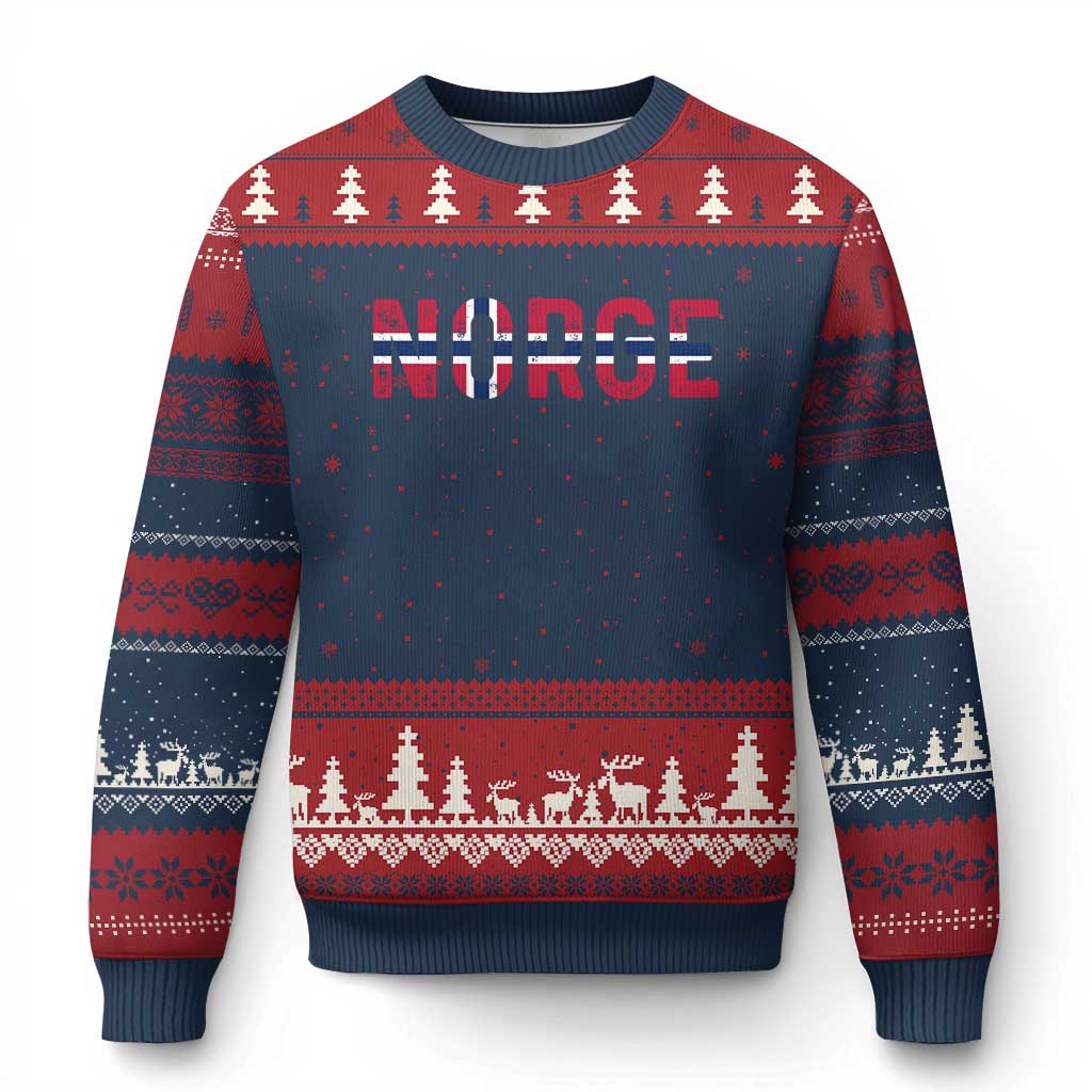 Norge Flag Norway Ugly Christmas Sweater Norwegian Home Love Family