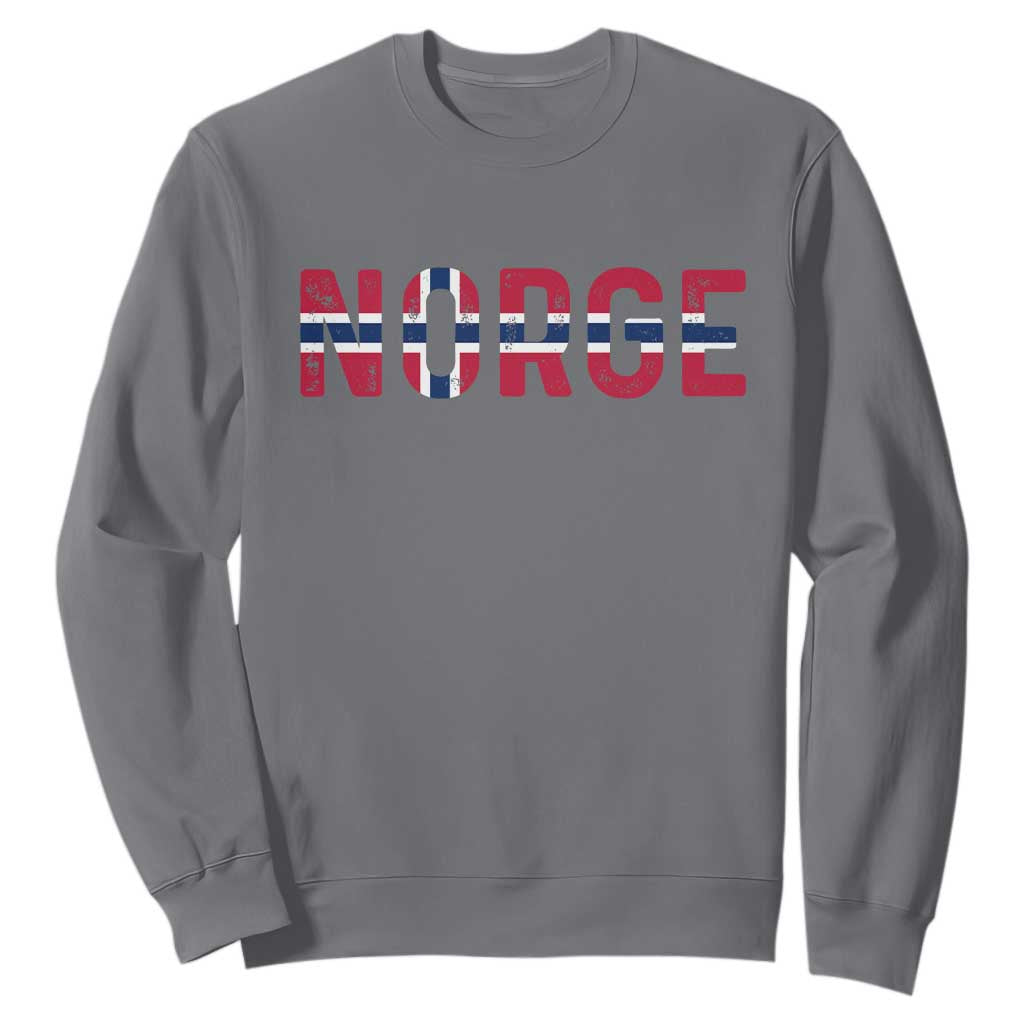 Norge Flag Norway Sweatshirt Norwegian Home Love Family