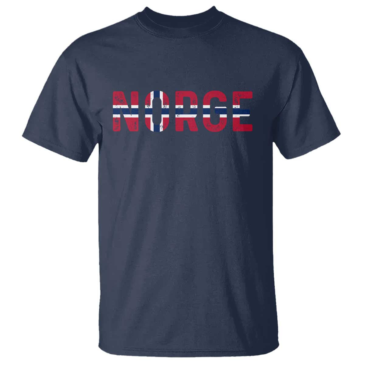 Norge Flag Norway T Shirt Norwegian Home Love Family TS14 Navy Print Your Wear