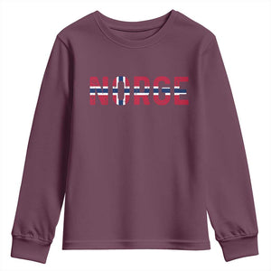 Norge Flag Norway Youth Sweatshirt Norwegian Home Love Family