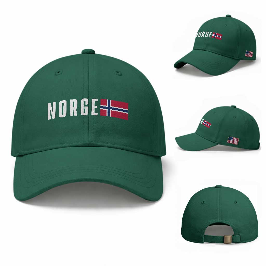 Norway Norge Norwegian Flag Graphic Baseball Cap