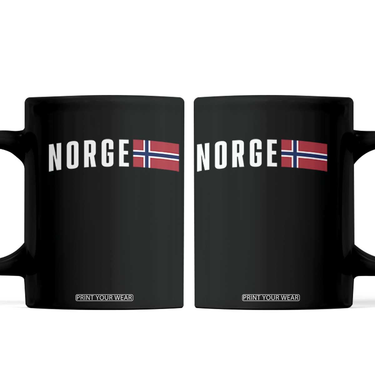 Norway Norge Norwegian Flag Graphic Coffee Mug