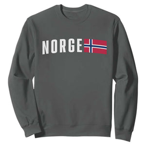 Norway Norge Norwegian Flag Graphic Sweatshirt