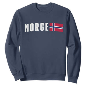 Norway Norge Norwegian Flag Graphic Sweatshirt