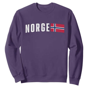 Norway Norge Norwegian Flag Graphic Sweatshirt