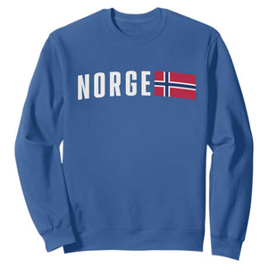 Norway Norge Norwegian Flag Graphic Sweatshirt