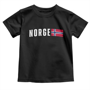 Norway Norge Norwegian Flag Graphic Toddler T Shirt