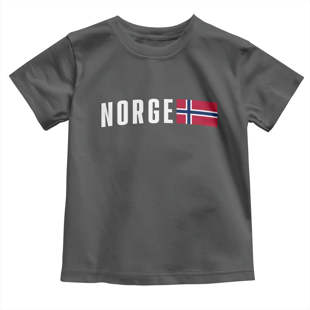 Norway Norge Norwegian Flag Graphic Toddler T Shirt