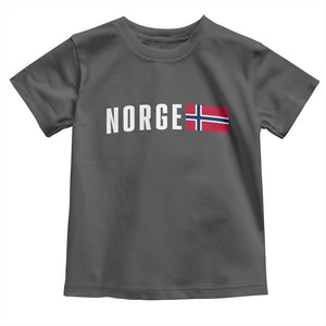 Norway Norge Norwegian Flag Graphic Toddler T Shirt