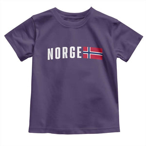 Norway Norge Norwegian Flag Graphic Toddler T Shirt