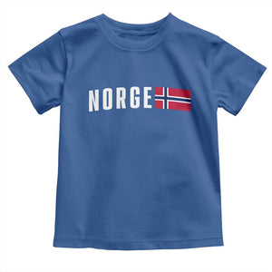 Norway Norge Norwegian Flag Graphic Toddler T Shirt