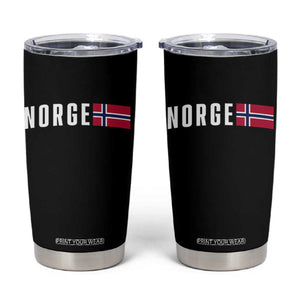 Norway Norge Norwegian Flag Graphic Tumbler Cup