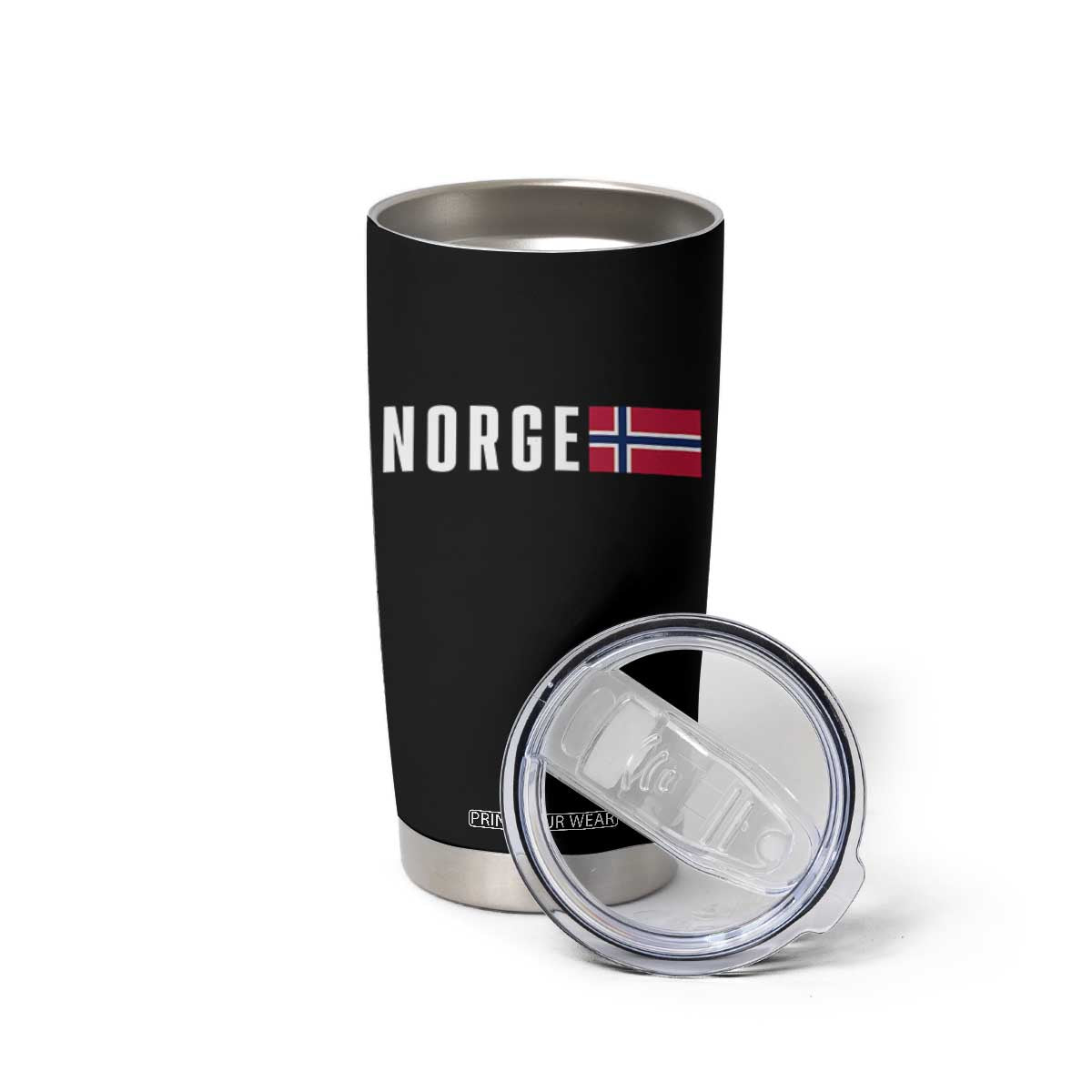 Norway Norge Norwegian Flag Graphic Tumbler Cup