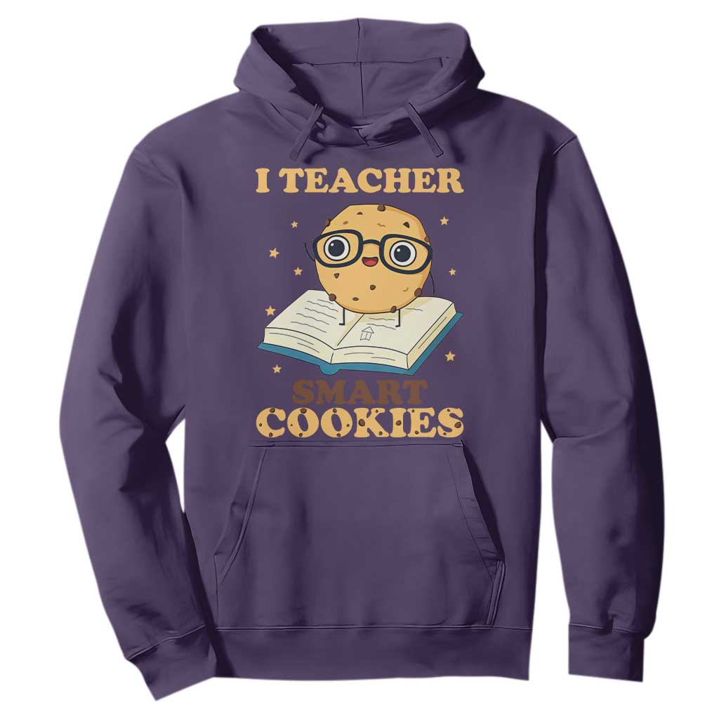 I Teach Smart Cookies Hoodie Funny Teacher TS14 Purple Print Your Wear