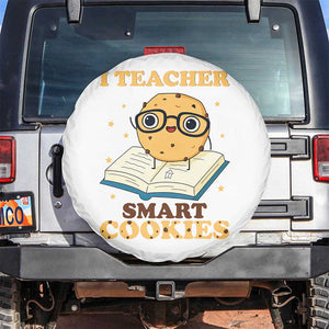 I Teach Smart Cookies Spare Tire Cover Funny Teacher TS14 No hole White Print Your Wear