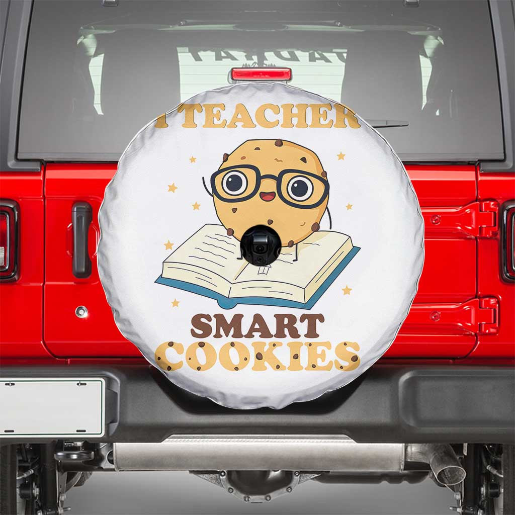 I Teach Smart Cookies Spare Tire Cover Funny Teacher TS14 White Print Your Wear