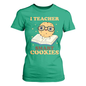 I Teach Smart Cookies T Shirt For Women Funny Teacher TS14 Irish Green Print Your Wear