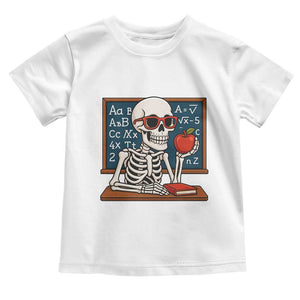 I Will Just Wait Until It Is Quite Toddler T Shirt Funny Skeleton Teacher TS14 White Print Your Wear