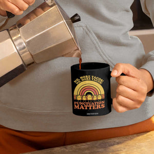 Funny Taco English Teacher Coffee Mug No More Tacos Punctuation Matters TS14 Print Your Wear