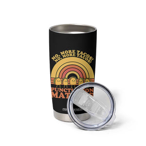 Funny Taco English Teacher Tumbler Cup No More Tacos Punctuation Matters TS14 Print Your Wear