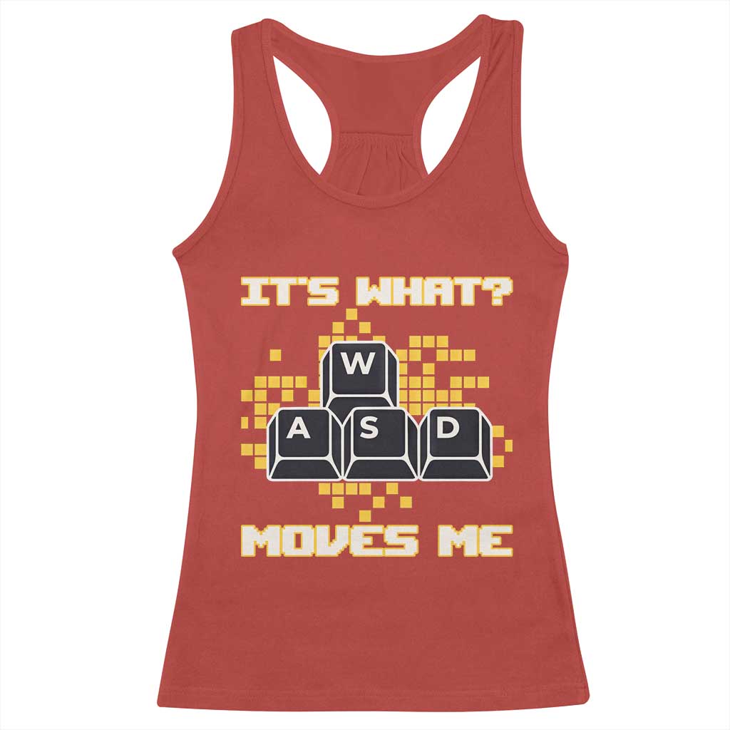 Funny PC Gamer Gaming Racerback Tank Top It Is What Moves Me TS14 Red Print Your Wear